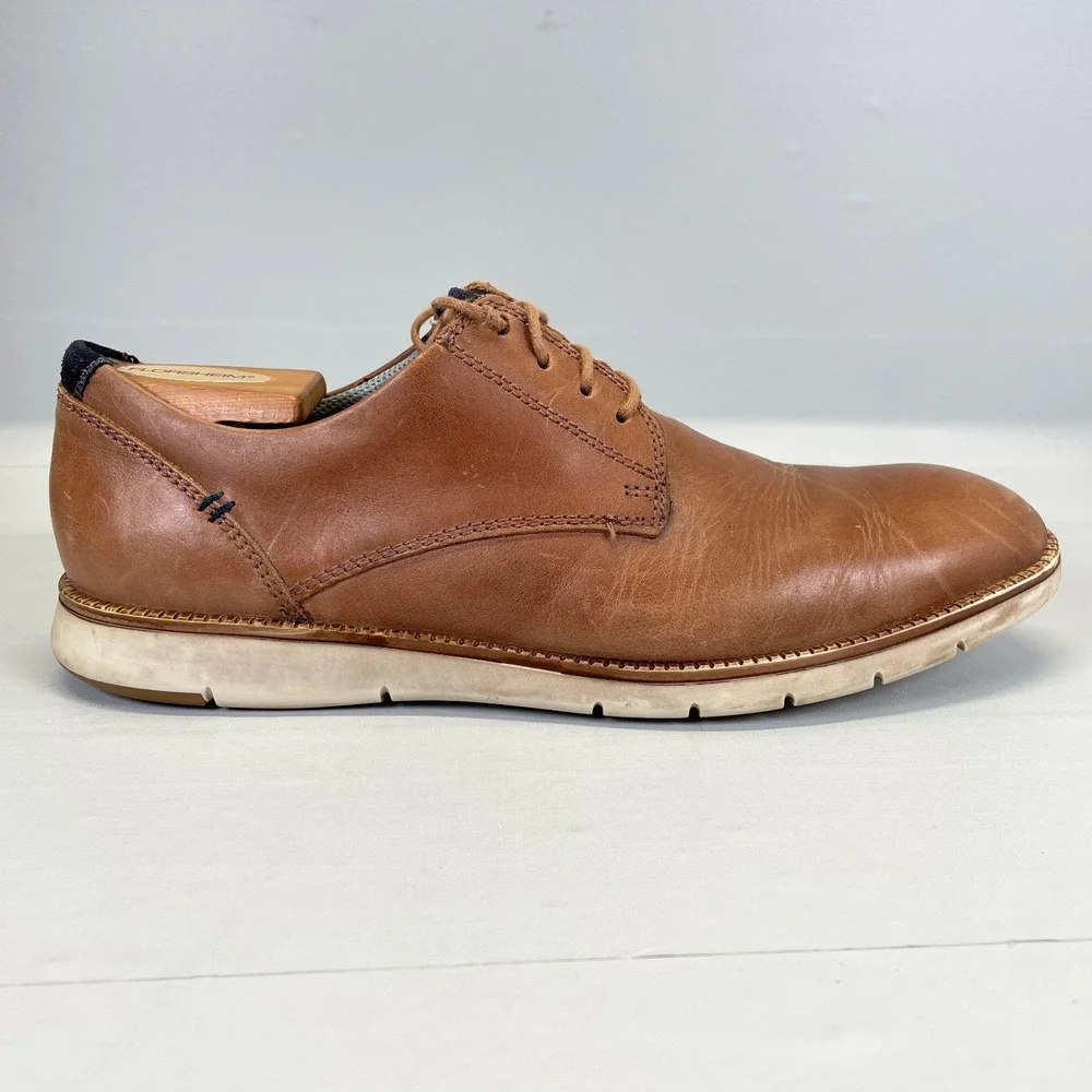 Josef Seibel Tyler Oxford Shoes Mens Size 42 US 9 Brown Leather Lace Up Casual